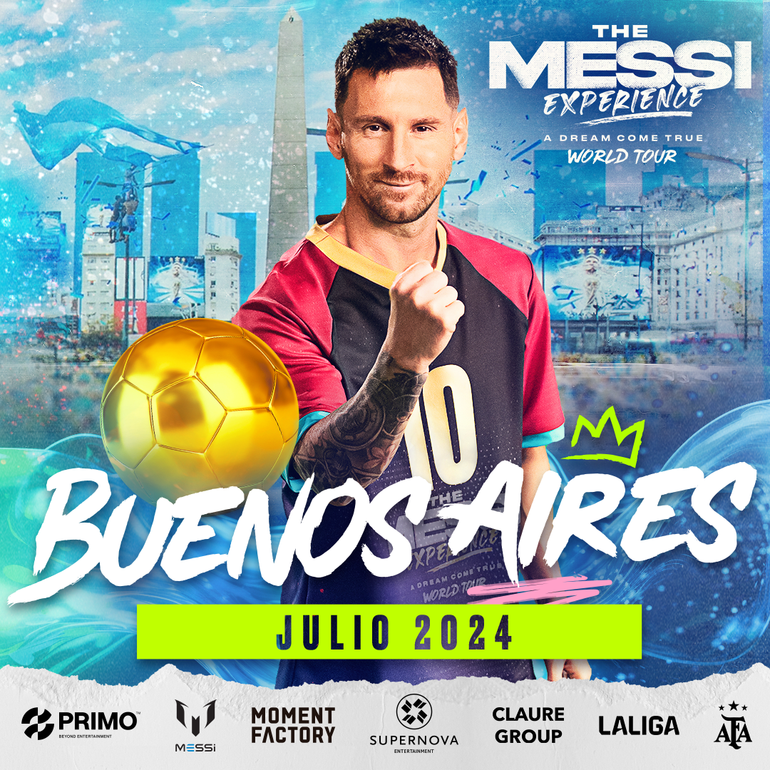 EL ESPECTÁCULO «THE MESSI EXPERIENCE WORLD TOUR» LLEGARÁ EN JULIO A LA ARGENTINA